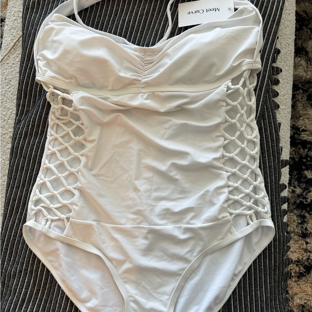 White One-Piece Swimsuit